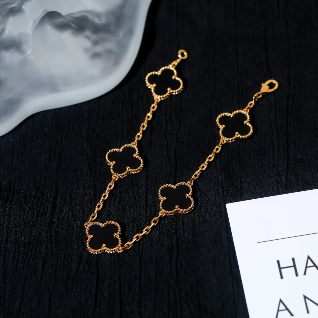 Van Cleef & Arpels Vintage Alhambra Gold Bracelet